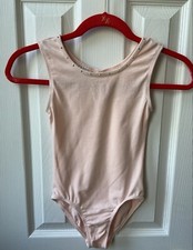 FREESTYLE DANSKIN GIRLS Medium 7/8 LEOTARD PINK DANCE BALLET