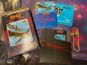 1942 Complete in Box Nintendo NES Capcom Collector's Copy *CCGHouse*