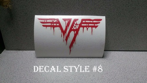 Van Halen Logo Vinyl Decal's - 8 Style's To Choose From - Picture 16 of 16