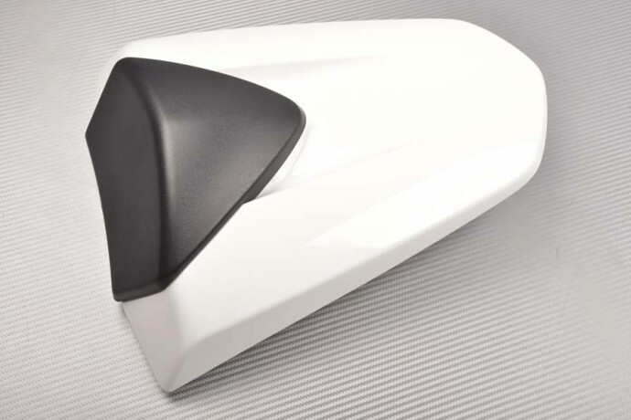 Dosseret de selle monoplace blanc haute finition pour moto Honda CB500F