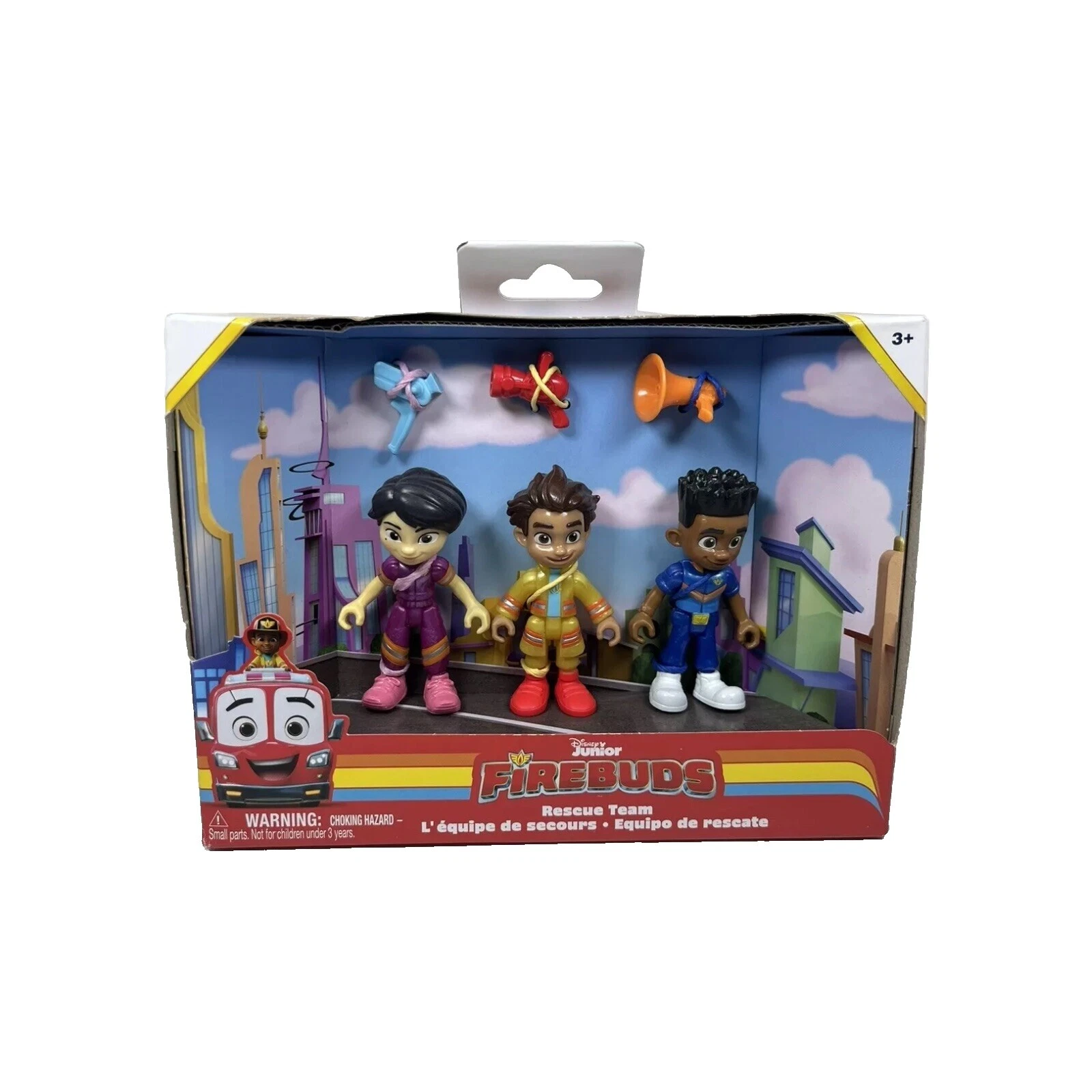 Figuras de acción de vinilo violeta y accesorios