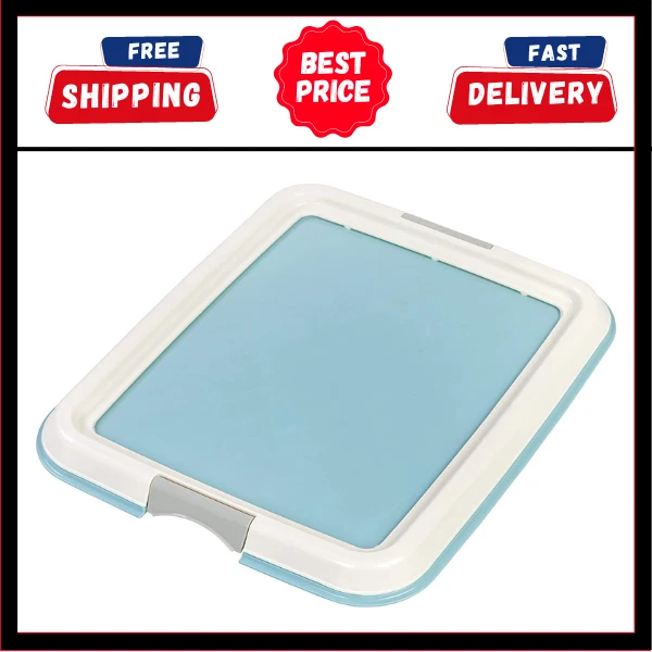 IRIS USA Square Potty Training Pad Holder, Blue 