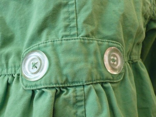 Chaqueta de algodón verde Kelly para niñas pequeñas BABYGAP talla 18-24 meses - Imagen 5 de 7