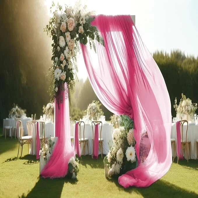 FabricLA 100% Polyester Hi Multi Chiffon Fabric - 60" Inches Wide - Sheer Fabric - Image 2 of 4