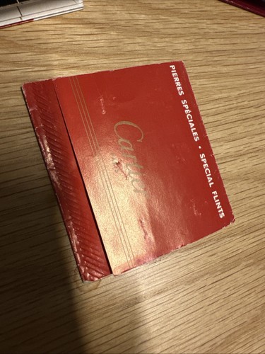 Cartier Lighter - Cartier & 3 Golds. In Box! And Extra Flints. Stunning! - Picture 9 of 10
