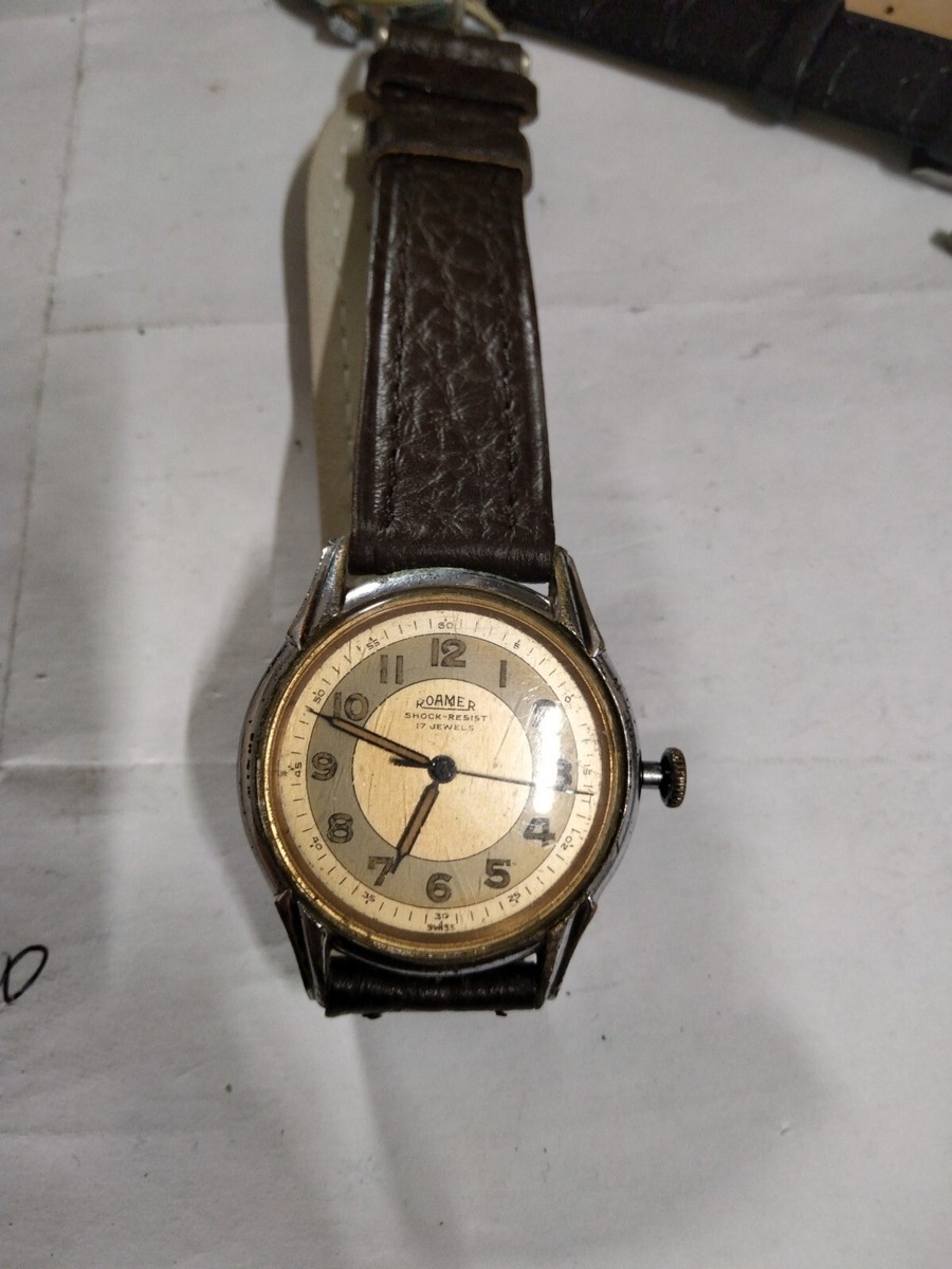 Roamer Shock-Resist Mechanical 17 Jewels -Brevete Swiss Made