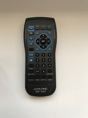 ALPINE RUE-4203 REMOTE CONTROL  ILX107 Brand NEW OEM  INE INA DVA-9860E IVA-W200