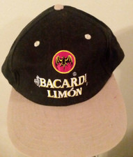Vintage Bacardi Limon Black Cap Logo The Revolutionary Spirit Buckle Strap