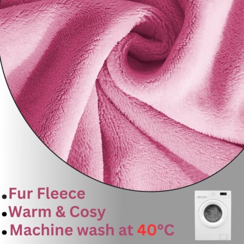 Sábana de cama de lana polar de peluche acogedora cálida extra profunda 30 cm cama doble tamaño - Imagen 54 de 87