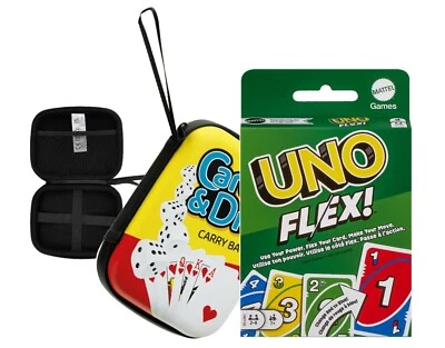 Theo Klein 5908 Tragetasche + Mattel Games UNO Flex, Kartenspiel Unterwegs ab 7
