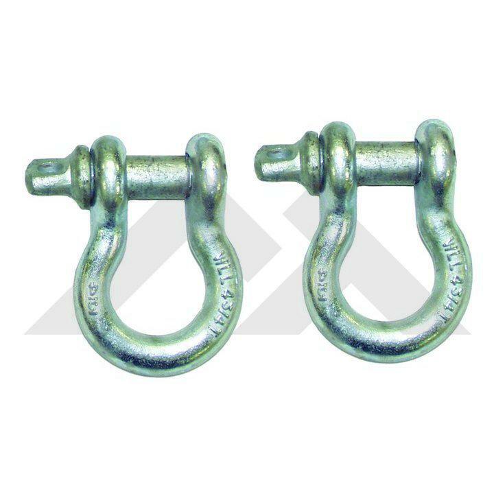 Lot de 2 anneaux en D en acier inoxydable de 50mm pour sangle