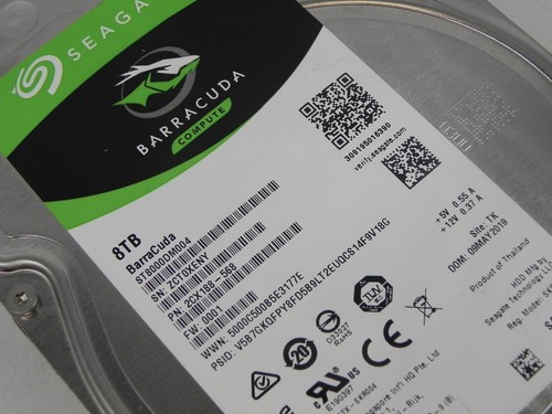 SEAGATE BARRACUDA COMPUTE 8TB 5400 RPM 256MB SATA 3.5" Hard Drive ST8000DM004 - Picture 3 of 3