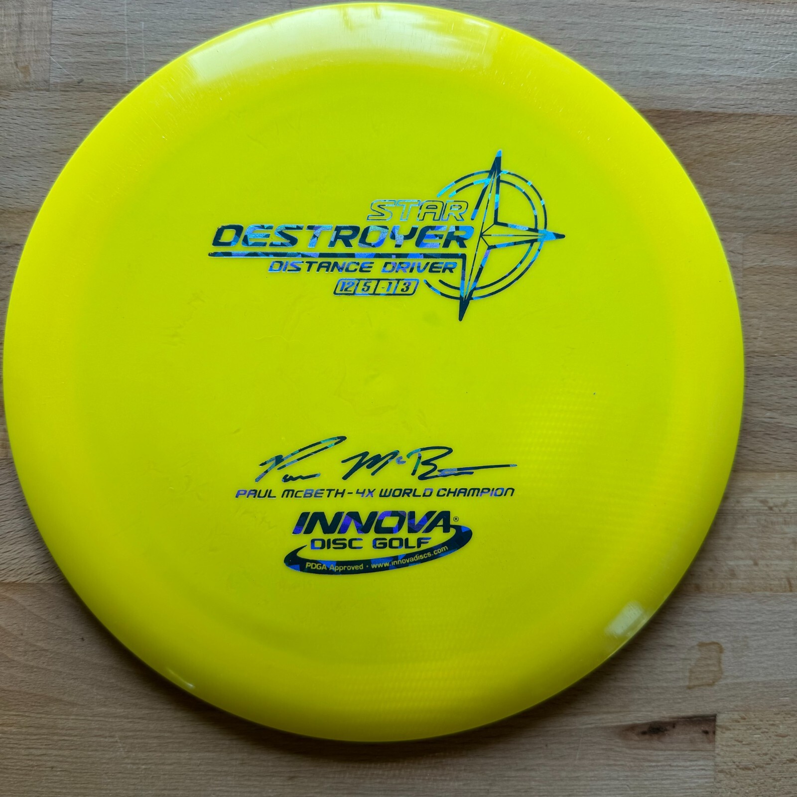 NEW Innova Star Destroyer Paul McBeth Rare OOP 175 Yellow Falak