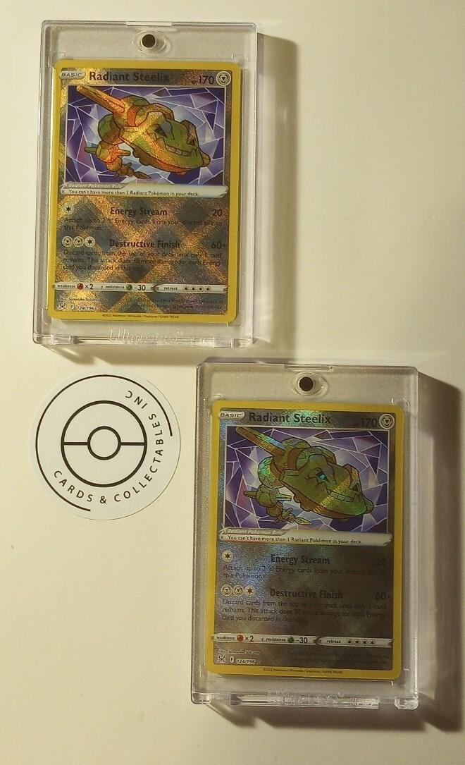 Pokémon TCG - Radiant Steelix SW&SH Lost Origin (124/196) Reg. Radiant NM/Mint!!