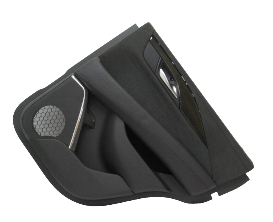 Panel de puerta trasera derecha cuero gamuza negro azabache Cadillac Escalade 2015-2020 Foto 2 de 4