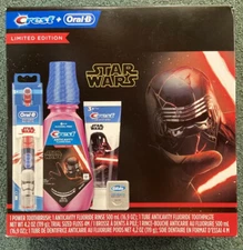 Brand New Limited Edition Star Wars Crest And Oral B Power Toothbrush Gift Set!!