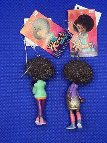 2 Kurt Adler Karmas World Christmas Tree Ornaments New Girl - Picture 2 of 5