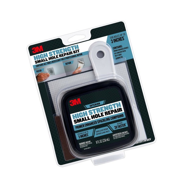 3M SHR High Strength Small Hole Repair Kit with 8 fl. oz Plus Primer