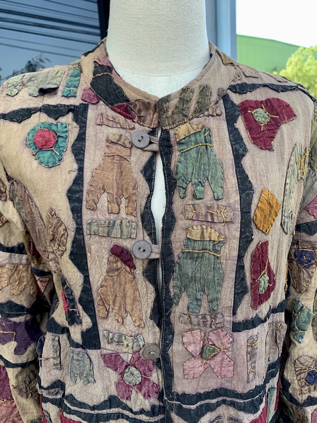 Vintage Indian Patchwork Handmade Elephant Long W… - image 8