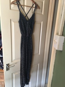 petite silver jumpsuit