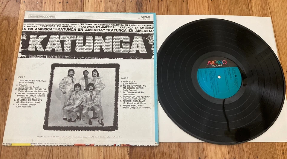 Katunga Lp-En America! Arcano/Stereo/1976! High VG+ Vinyl & Jacket! Foto 2 de 4