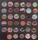 Lot of 35 Vintage SODA BOTTLE CAPS - Pepsi - Dr Pepper - Mountain Dew - Coke +