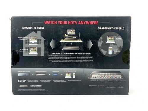 Slingbox Pro HD SB300-100 HD Digital Media Streamer New in Open Box NRFB - Picture 2 of 12