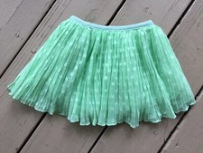 Cat  Jack Girls Light Green Tulle Polka Dot Skirt Size 18 Month