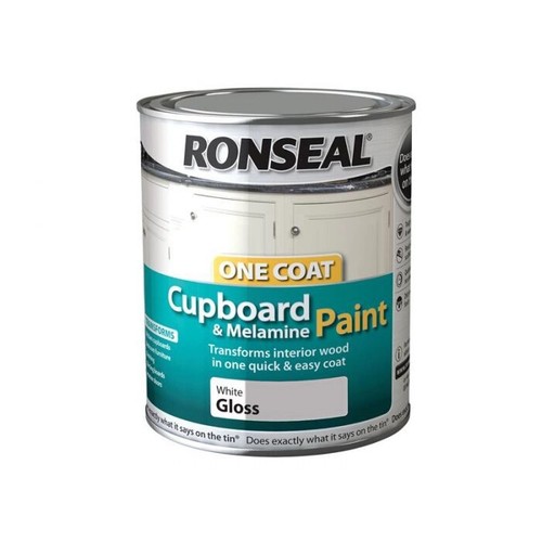 Ronseal One Coat Cupboard & Melamine Paint 750ml eBay
