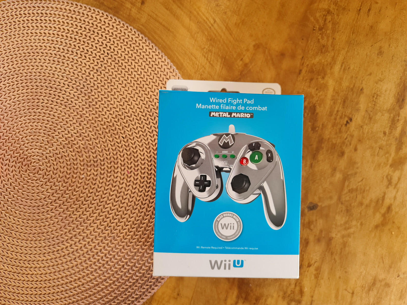 Manette filaire combat Metal Mario manette de jeu pour Wii U
