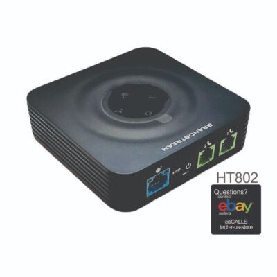 Grandstream GS-HT802 2-port FXS Analog Telephone Adapter 2 SIP Profiles