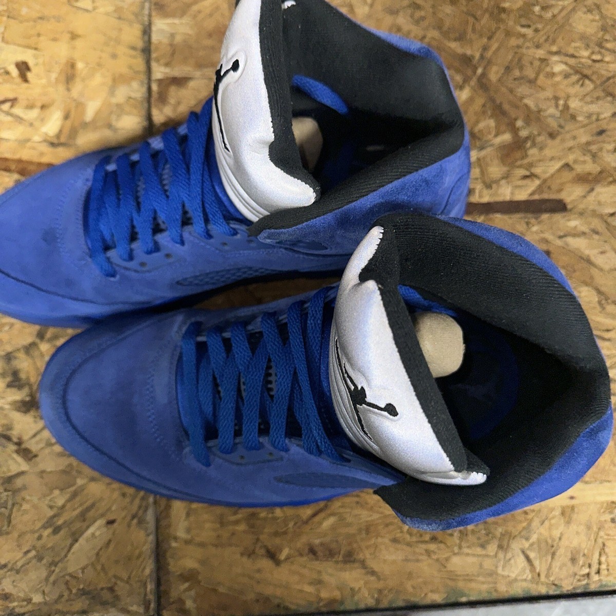 Size 11 - Jordan 5 Retro Blue Suede 2017 886060341143| eBay