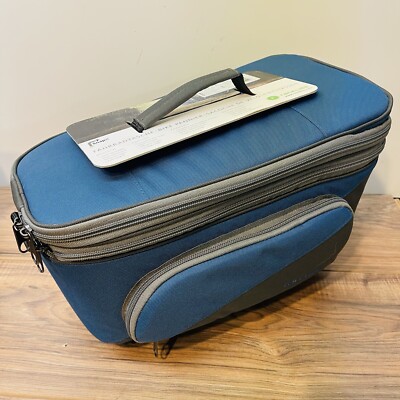 Racktime Talis Plus Rear Bike Trunk Bag Blue Gray Tubus Snapit