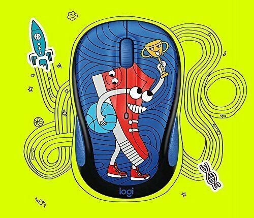 Logitech M317 Wireless Optical Mouse Doodle Collection - Sneakerhead