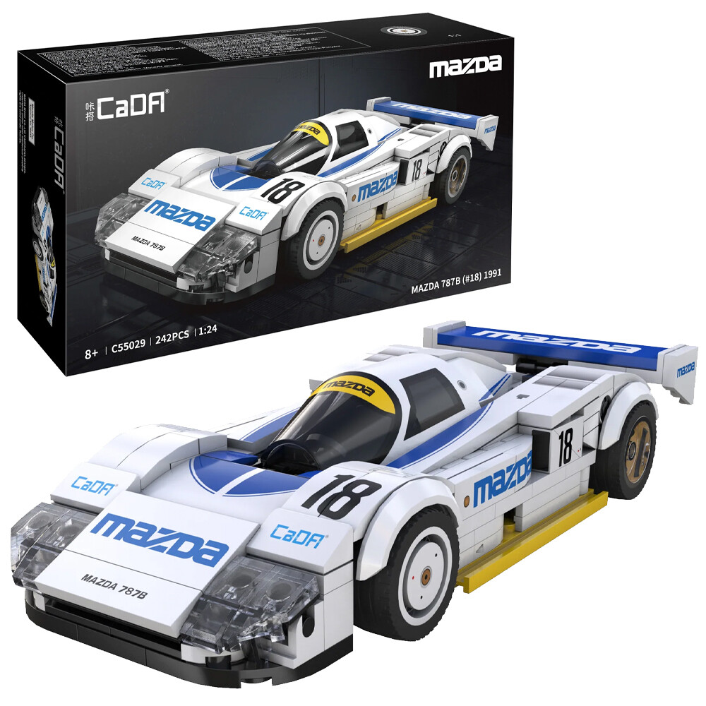 B*4様 1/18 1991年MAZDA 787B Mazda 787B (#18) 1991 CaDA | 242 Piezas - TodoBloque