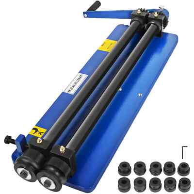 VEVOR 6 Rolle Bead Roller Former Swager Rotary Swaging Machine 460mm 18'' 1.2mm
