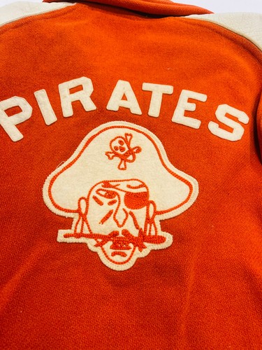 Vintage 1958 Varsity Letterman Jacket – Pirates FB Wool Chenille Patches Sz M - Picture 10 of 13