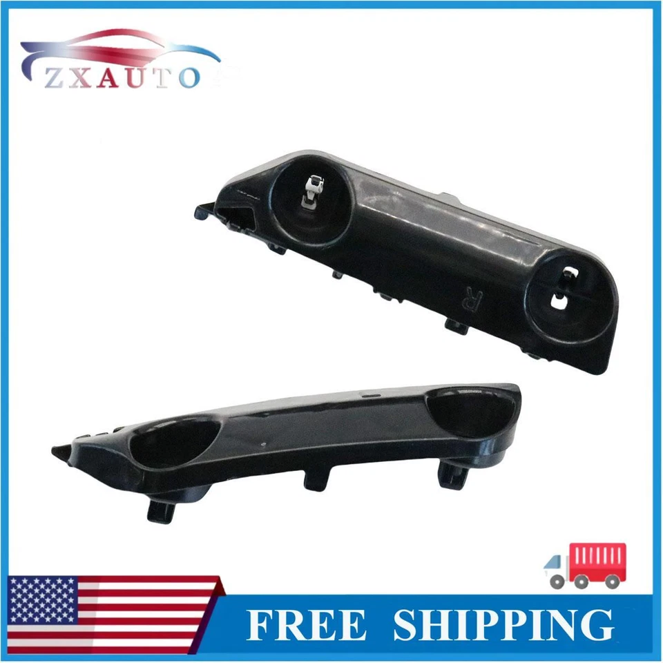 1 par de soportes laterales de parachoques superiores delanteros para Nissan March Micra K13 2011-2015 Foto 4 de 4