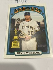 2021 Topps Heritage Misprint Error - Devin Williams (front) & Rio Ruiz (back)