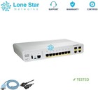 Cisco WS-C2960CG-8TC-L 8 Ethernet Ports, LAN Base Compact Switch-Lifetime WRNTY