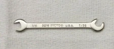 PROTO 3216 OPEN END IGNITION WRENCH 1/4 x 7/32 INCH NEW USA GOVT SURPLUS