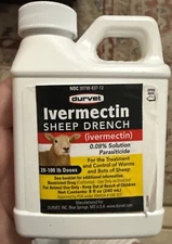 Durvet Sheep Drench Dewormer Wormer 8 fl oz 240ml - FREE SHIPPING