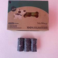Pets N Bags Poop Bags, Environment Friendly Dog Waste Bags 19 Total Refill Rolls