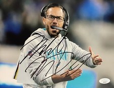Mike McDaniel Signed Autographed Miami Dolphins 8x10 Photo JSA COA