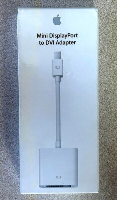 Original Apple Mini Display Port to DVI Adapter, Genuine OEM A1305