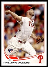 2013 Topps #646 Phillippe Aumont Philadelphia Phillies RC Baseball