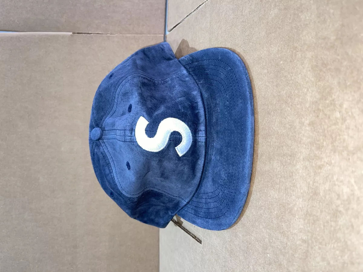 Supreme Suede S Logo 6 Panel Cap Navy One Size F W 16