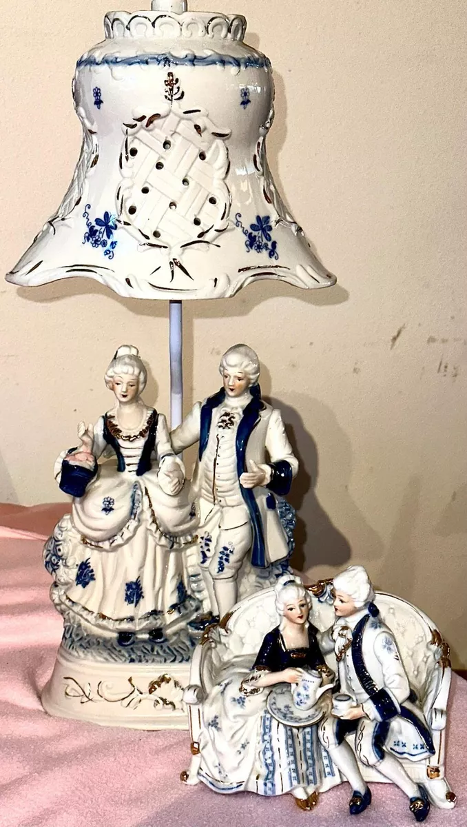 Victorian porcelain lamps deals