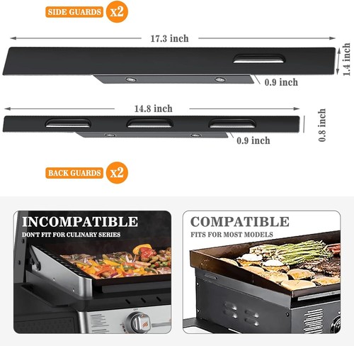 Wind Guards for Blackstone 17"22"28"36" Griddle,for Blackstone Grill Accessories - Picture 21 of 21