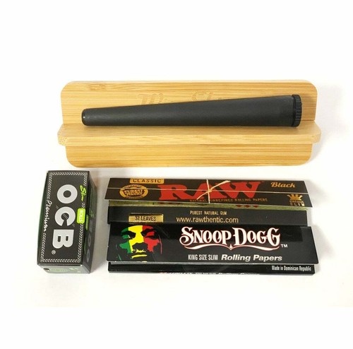 Rolling Cradle Gift - Raw Black Rolling Papers, Snoop Dogg Rolling Paper - Foto 2 di 4